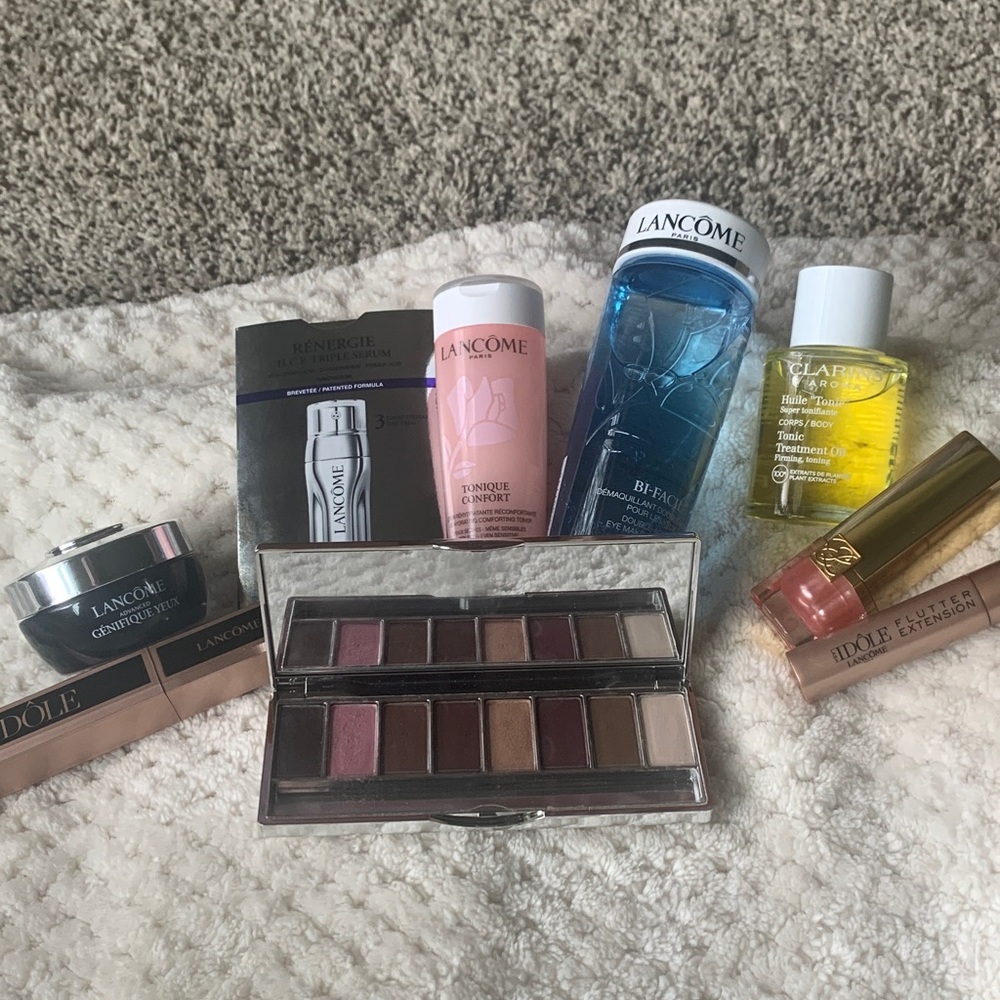 Lancôme, Estée Lauder, Clarins Beauty Lot!! ✨💖Eyeshadow Palette and Skincare! ✨💖